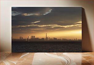 Πίνακας, Sunset over the City Skyline Ηλιοβασίλεμα πάνω από τον ορίζοντα της πόλης