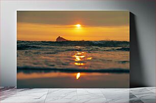 Πίνακας, Sunset Over the Ocean Ηλιοβασίλεμα πάνω από τον ωκεανό