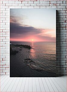 Πίνακας, Sunset Over the Ocean Ηλιοβασίλεμα πάνω από τον ωκεανό