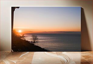 Πίνακας, Sunset Over the Sea Ηλιοβασίλεμα πάνω από τη θάλασσα