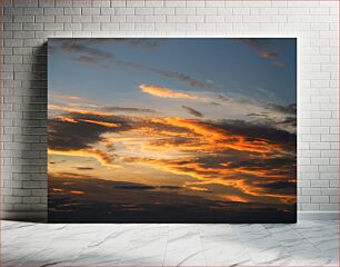 Πίνακας, Sunset Sky Ηλιοβασίλεμα Ουρανός