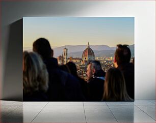 Πίνακας, Sunset View of Florence Cathedral Άποψη ηλιοβασιλέματος του καθεδρικού ναού της Φλωρεντίας