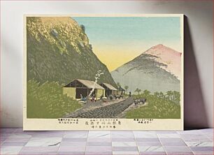 Πίνακας, Sweet Sake House at the Foot of Mt. Hakone, 6:00 p.m. on a Spring Day by Kobayashi Kiyochika