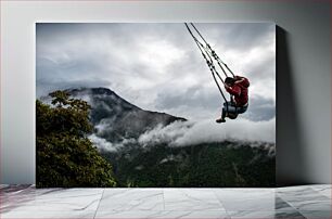 Πίνακας, Swinging Over the Mountains Κούνια πάνω από τα βουνά