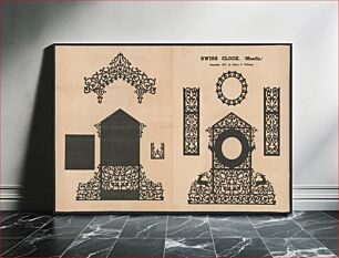 Πίνακας, Swiss clock (c. 1877) by Henry T. Williams