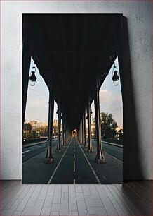 Πίνακας, Symmetrical Road Under Bridge Συμμετρικός δρόμος κάτω από τη γέφυρα