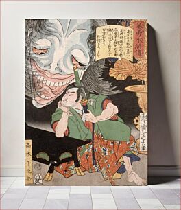 Πίνακας, Takagi Umanosuke and the Ghost of a Woman by Tsukioka Yoshitoshi