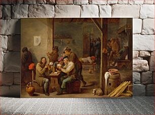 Πίνακας, Tavern Scene (1658) by David Teniers the Younger