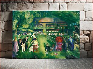 Πίνακας, Tennis at Newport (1920) oil painting art by George Bellows