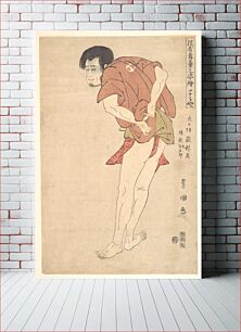 Πίνακας, The actor Arashi Ryuzo later known as Arashi Shichigoro by Utagawa Toyokuni