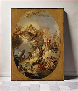 Πίνακας, The Apotheosis of the Spanish Monarchy by Giovanni Battista Tiepolo