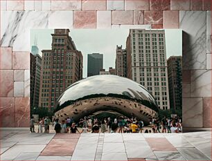 Πίνακας, The Bean in the City Το φασόλι στην πόλη