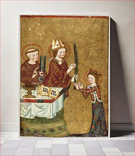 Πίνακας, The Bishop of Assisi Giving a Palm to Saint Clare, German