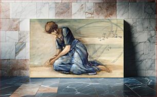 Πίνακας, The Briar Rose Series - Study for 'The Garden Court' (1889) by Sir Edward Burne–Jones