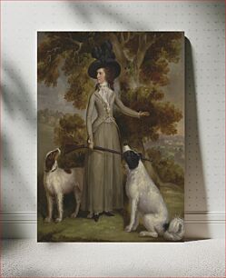 Πίνακας, The Countess of Effingham with Gun and Shooting Dogs