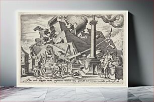 Πίνακας, The destruction of the Tower of Babel and the dispersion of the peoples by Maarten Van Heemskerck