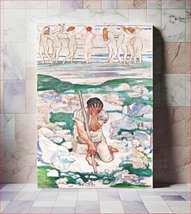 Πίνακας, The Dream of the Shepherd (Der Traum des Hirten) (1896) by Ferdinand Hodler