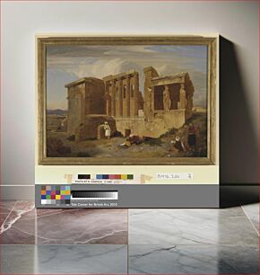 Πίνακας, The Erechtheum, Athens, with Figures in the Foreground