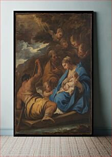 Πίνακας, The Flight into Egypt by Luca Giordano