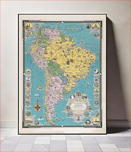 Πίνακας, The good neighbor pictorial map of South America