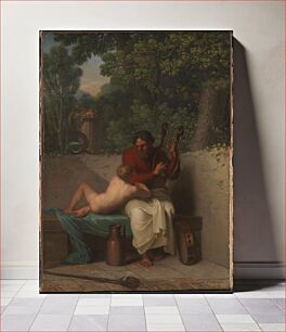 Πίνακας, The Greek Poet Anacreon and Bathyll by Nicolai Abildgaard