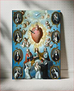 Πίνακας, The Heart of Mary (1000) oil painting by Juan Patricio Morlete Ruiz