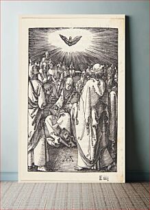 Πίνακας, The Holy Spirit appears on Pentecost by Albrecht Dürer