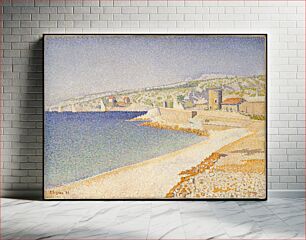 Πίνακας, The Jetty at Cassis, Opus 198 (1889) by Paul Signac