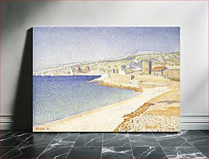 Πίνακας, The Jetty at Cassis, Opus 198 (1889) by Paul Signac