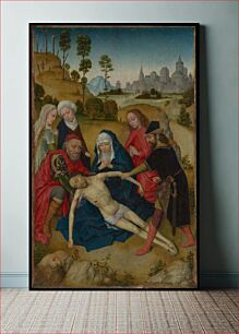 Πίνακας, The Lamentation of Christ by Simon Marmion, French (ca. 1473)