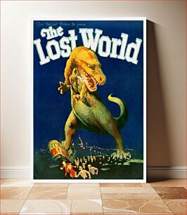 Πίνακας, The Lost World (1925) chromolithograph art by First National Pictures