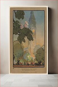 Πίνακας, The Metropolitan Tower on A Summer Evening (1914) by Rachael Robinson E