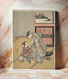 Πίνακας, The Music Lesson by Suzuki Harunobu