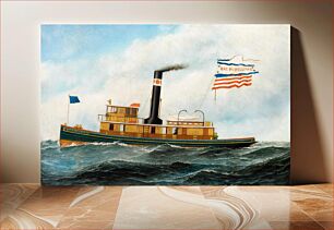 Πίνακας, The Ocean-Going Tug "May McWilliams" (1895) by Antonio Jacobsen