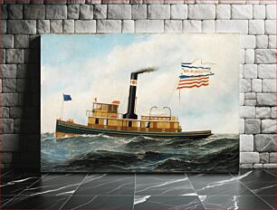 Πίνακας, The Ocean-Going Tug "May McWilliams", Antonio Jacobsen