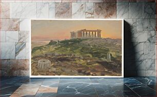Πίνακας, The Parthenon from the Southeast, Frederic Edwin Church
