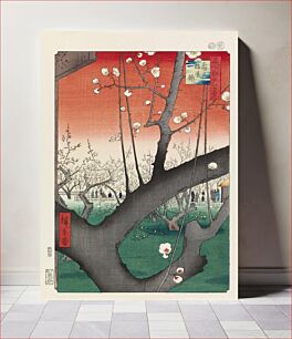 Πίνακας, The plum garden at kameido, 1970, by Utagawa Hiroshige