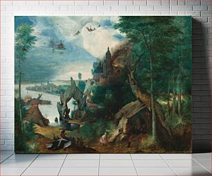 Πίνακας, The Temptation of Saint Anthony (ca. 1550–1575) by Anonymous Artist & Pieter Bruegel the Elder