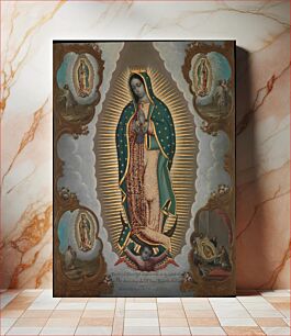 Πίνακας, The Virgin of Guadalupe with the Four Apparitions by Nicolás Enríquez