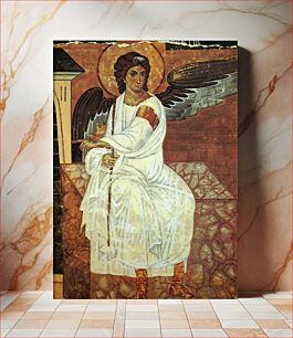 Πίνακας, The White Angel from the Myrrhbearers fresco in Mileseva Monastery, Serbia