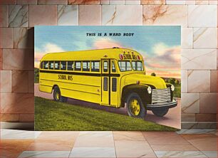 Πίνακας, This is a Ward body (1930–1945), school bus postcard