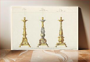 Πίνακας, Three Designs for Candlesticks