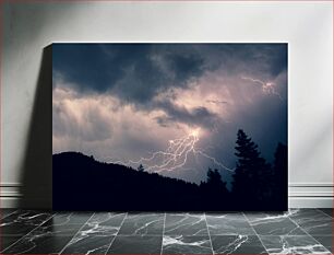 Πίνακας, Thunderstorm Over the Forest Καταιγίδα πάνω από το Δάσος