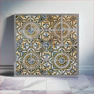 Πίνακας, Tiles (first half 16th century) Architectural elements in high resolution by anonymous