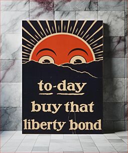 Πίνακας, To-day, buy that liberty bond (1917–1918) poster