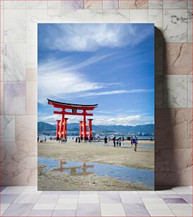 Πίνακας, Torii Gate at Low Tide Torii Gate at Low Tide