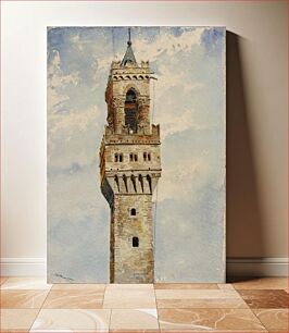 Πίνακας, Tower of Palazzo Vecchio, Florence, Italy, Cass Gilbert