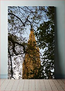 Πίνακας, Tower through the Trees Πύργος μέσα από τα δέντρα