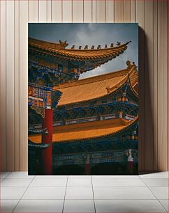 Πίνακας, Traditional Asian Temple Architecture Παραδοσιακή Ασιατική Αρχιτεκτονική Ναών