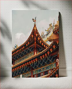 Πίνακας, Traditional Asian Temple Παραδοσιακός Ασιατικός Ναός